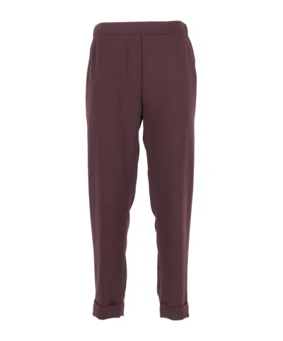 P.a.r.o.s.h . Straight Leg Trousers In Brown