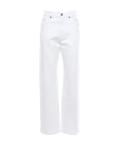 P.a.r.o.s.h . Straight Leg Trousers In White