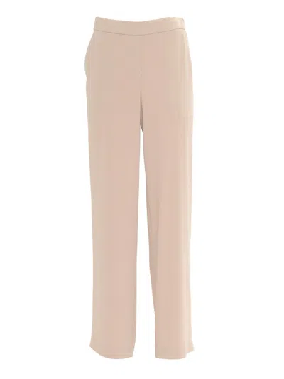 P.a.r.o.s.h Straight-leg Trousers With Elastic Waistband And Minimalist Design In Pink