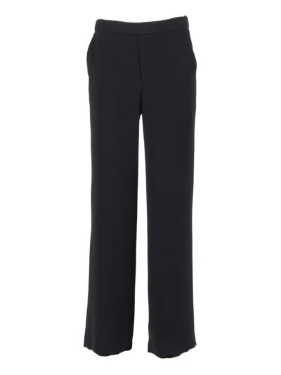 P.A.R.O.S.H STRAIGHT-LEG TROUSERS WITH ELASTIC WAISTBAND