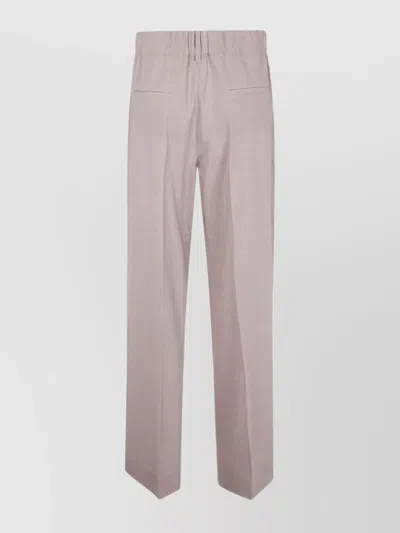 P.A.R.O.S.H STRAIGHT LEG TROUSERS WITH SIDE AND BACK POCKETS