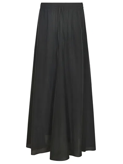 P.a.r.o.s.h Straight Loose Fit Skirt In Black