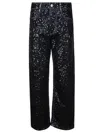 P.a.r.o.s.h Straight Sequin Jeans