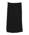 P.a.r.o.s.h Liliuxy Wool-blend Midi Skirt In Black