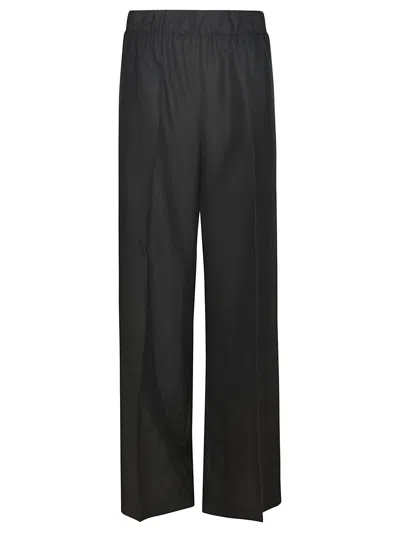 P.a.r.o.s.h Straight Trousers In Black