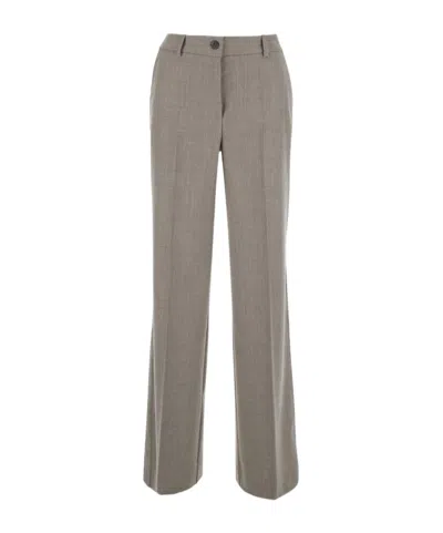 P.a.r.o.s.h Straight-leg Casual Trousers In Neutral