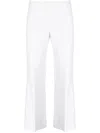 P.A.R.O.S.H P.A.R.O.S.H. STRETCH-WOOL FLARED CROPPED TROUSERS
