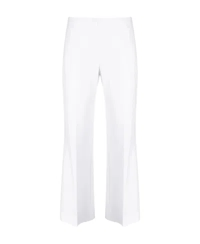 P.A.R.O.S.H STRETCH-WOOL FLARED CROPPED TROUSERS