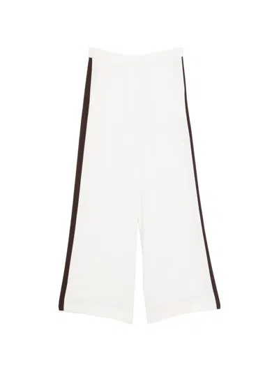 P.a.r.o.s.h Stripe-detail Palazzo Pants In Multi