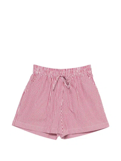 P.a.r.o.s.h Striped-pattern Shorts In Pink