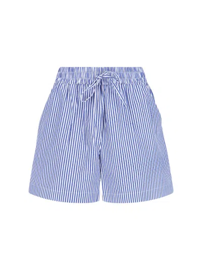 P.a.r.o.s.h Striped Shorts In Blue