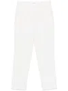 P.a.r.o.s.h Pinstripe Trousers In White
