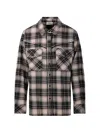 P.a.r.o.s.h Stud-embellished Checked Shirt In Multi