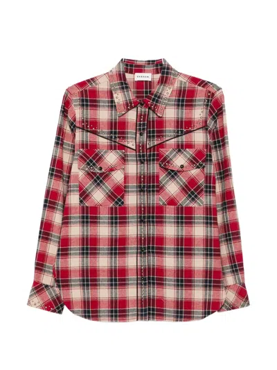 P.a.r.o.s.h Stud-embellished Shirt In Red
