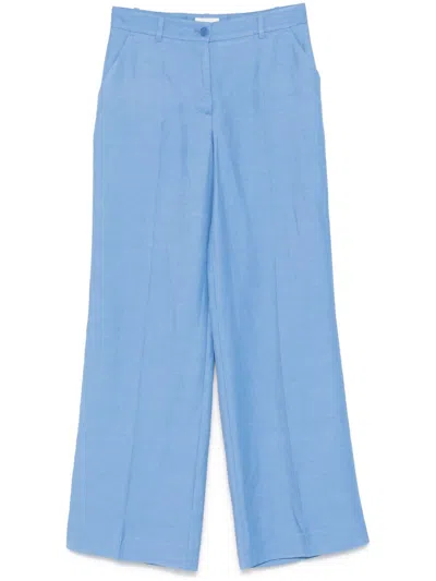 P.a.r.o.s.h Parosh Stylish And Comfortable Trousers In Blue
