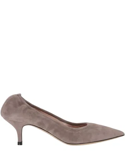 P.A.R.O.S.H SUEDE POINT-TOE PUMPS