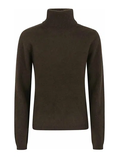 P.A.R.O.S.H SUÉTER CON CUELLO ALTO - VERDE