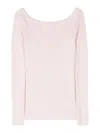 P.a.r.o.s.h Parosh Peach Cotton Cipria24 Sweater In Pink