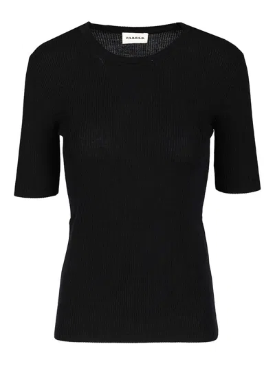P.a.r.o.s.h Half Sleeve Sweater In Black