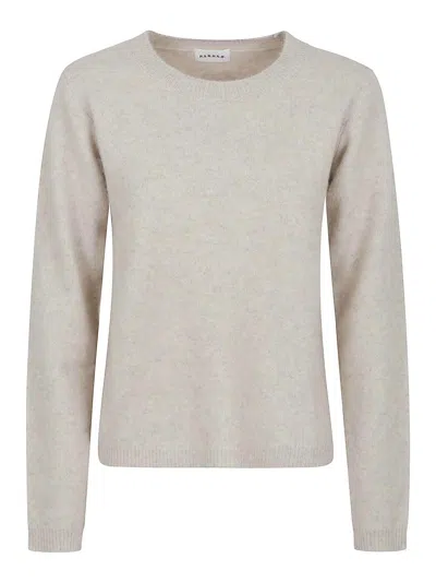 P.A.R.O.S.H SUÉTER CUELLO REDONDO - CREMA