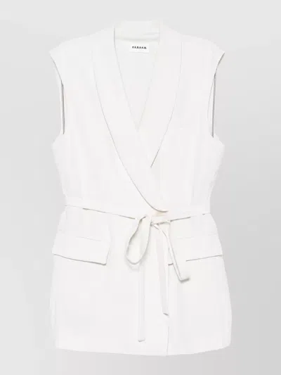 P.a.r.o.s.h Suit Jacket In White