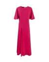 P.a.r.o.s.h Abito In Cady Fucsia In Pink