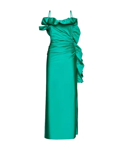 P.a.r.o.s.h Suspender Dress In Green