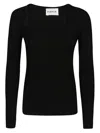 P.a.r.o.s.h . Asymmetric Neck Knit Sweater