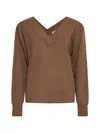 P.a.r.o.s.h V-neck Sweater In Brown