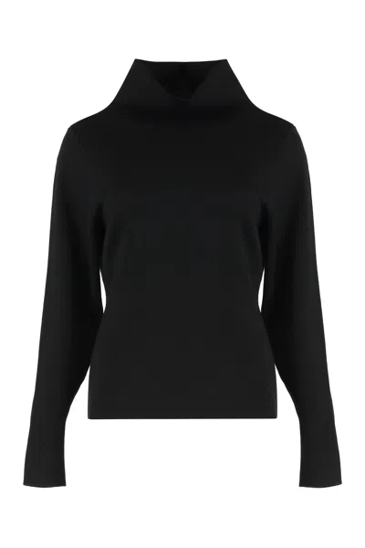 P.a.r.o.s.h Parosh Sweater With Turtleneck In Wool And Cashmere In Black