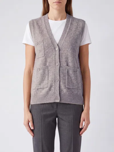 P.a.r.o.s.h Parosh Sweater Woman Color Brown In Gray