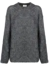P.a.r.o.s.h Lula Round Neck Sweater In Gray
