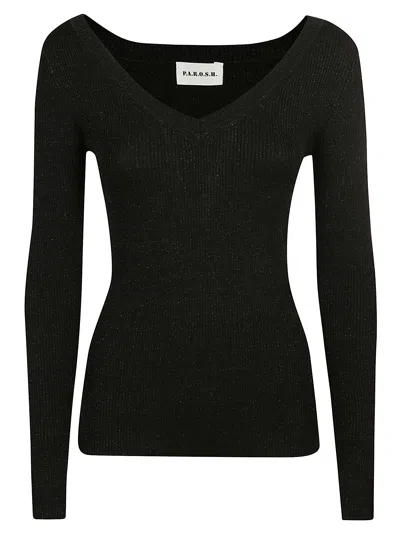 P.a.r.o.s.h Parosh Sweaters In Black