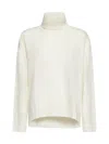 P.a.r.o.s.h White Crewneck Sweater In Beige