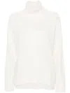 P.a.r.o.s.h . Relaxed Fit Turtleneck Sweater In Beige