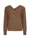 P.a.r.o.s.h V-neck Sweater In Brown
