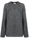 P.a.r.o.s.h Lula Round Neck Sweater In Grey