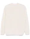 P.a.r.o.s.h Parosh Ivory Mohair Blend Open-knit Sweater In Multicolor
