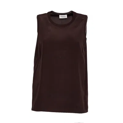 P.a.r.o.s.h Sweet Crepe De Chine Blouse In Black