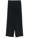 P.a.r.o.s.h Linen Trousers In 蓝色
