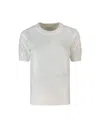 P.a.r.o.s.h Cobalto Short Sleeve Sweater In White