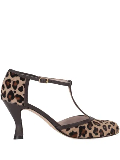 P.A.R.O.S.H T-STRAP ANIMAL-PRINT PUMPS