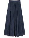 P.a.r.o.s.h Parosh Tafetta Maxi Skirt In Blue