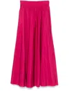 P.a.r.o.s.h Taffeta Maxi Skirt In Pink