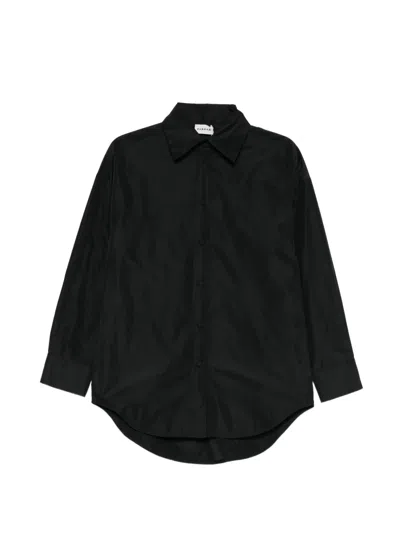 P.a.r.o.s.h Taffeta Shirt In Black