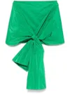 P.a.r.o.s.h Taffeta Shrug In Green