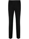 P.a.r.o.s.h . Tailored Black Trousers With Comfortable Waistband In Black