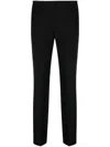 P.a.r.o.s.h . Tailored Black Trousers With Comfortable Waistband In Black