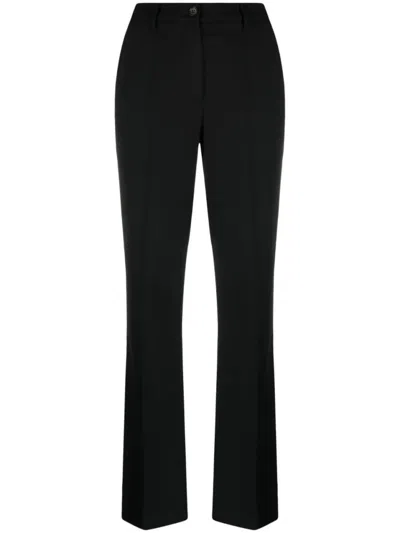 P.a.r.o.s.h . Tailored Black Trousers With Structured Waistband