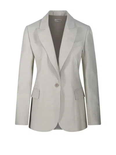 P.A.R.O.S.H PAROSH TAILORED BLAZER WITH CLASSIC LAPEL